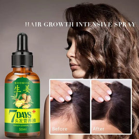 Ginger Hair Oil Nutrient Hair Solution | Fast Natural Hair Loss Treatment Hair Care (30ml)