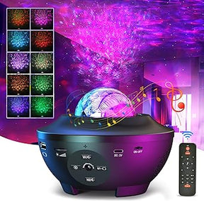 Galaxy Star Projector Lamp Led Universe | Galaxy Star Light Projector. (double Speaker)