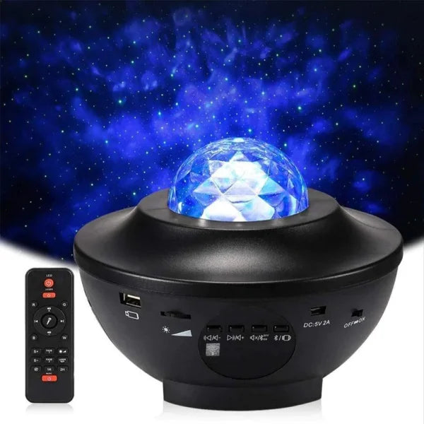 Galaxy Star Projector Lamp Led Universe | Galaxy Star Light Projector. (double Speaker)