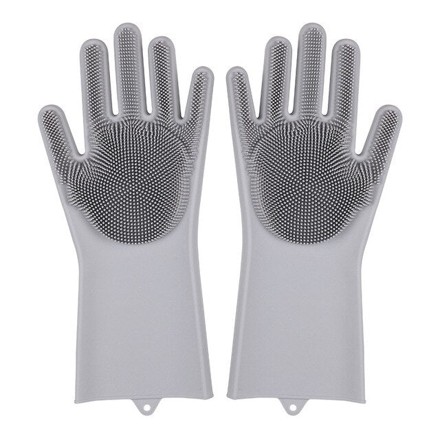 Silicon Washing Gloves | Rubber Dish Washing Gloves