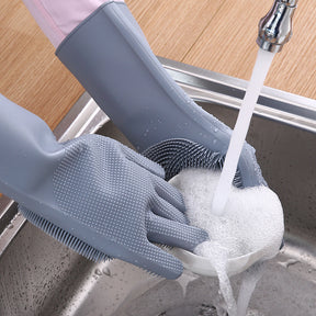 Silicon Washing Gloves | Rubber Dish Washing Gloves