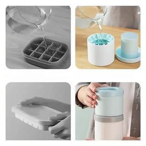 Silicone Creative Ice Cube Bucket